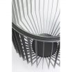 stolik boczny Corinne, stolik boczny Kare Design stolik boczny do salonu, stolik metalowy, nowoczesny design