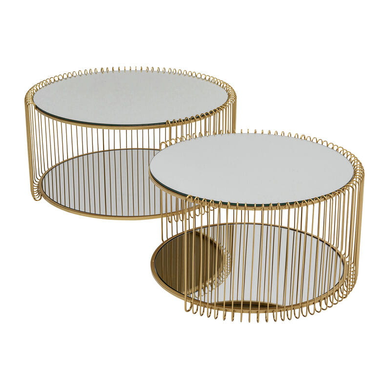 stoliki kawowe Wire, stoliki kawowe Kare Design, zestaw stolików kawowych, stolik metalowy, stolik szkło hartowane stoliki kawowe Wire, stoliki kawowe Kare Design, zestaw stolików kawowych, stolik metalowy, stolik szkło hartowane