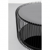 stoliki kawowe Wire, stoliki kawowe Kare Design, zestaw stolików kawowych, stolik metalowy, stolik szkło hartowane