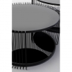 stoliki kawowe Wire, stoliki kawowe Kare Design, zestaw stolików kawowych, stolik metalowy, stolik szkło hartowane