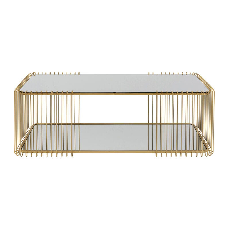 stolik kawowy Wire, stolik kawowy Kare Design, stolik kawowy metalowy, nowoczesny design