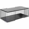 stolik kawowy Wire, stolik kawowy Kare Design, stolik kawowy metalowy, stolik kawowy czarny, nowoczesny design