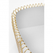 Stoliki pomocnicze Wire Triangle, stolik kawowy Kare Design, złoty stolik kawowy, stoliki kawowe glamour