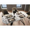 stół Okinawa, stół Kare Design, stół granitowy, stół do jadalni, stół do salonu, elegancki stół, unikatowy stół