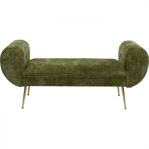 ławka Trono, ławka Kare Design, ławka zielona, ławka do sypialni, ławka do przedpokoju