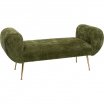 ławka Trono, ławka Kare Design, ławka zielona, ławka do sypialni, ławka do przedpokoju