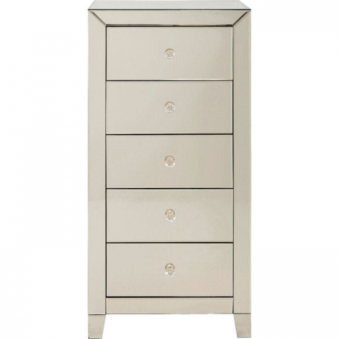 szafka wysoka Luxury Pearl, szafka Kar Design, szafka lustrzana, szafka glamour, szafka do salonu, szafka do sypialni