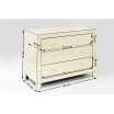 komoda Luxury Pearl, komoda Kare Design, komoda lustrzana, komoda glamour