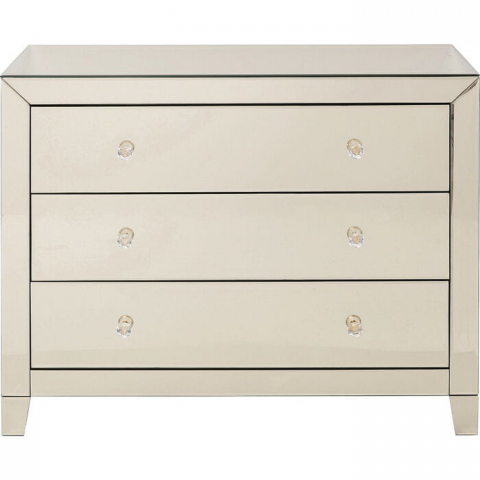 komoda Luxury Pearl, komoda Kare Design, komoda lustrzana, komoda glamour