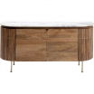 kredens Grace, kredens Kare Design, kredens drewno mango, kredens marmur, kredens do salonu