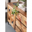kredens Limara, kredens Kare Design, kredens drewno mango, kredens geometryczne wzory