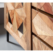 kredens Limara, kredens Kare Design, kredens drewno mango, kredens geometryczne wzory