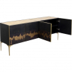 kredens Fuoco, kredens Kare Design, kredens metalowy, kredens marmur, kredens do salonu