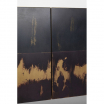 kredens Fuoco, kredens Kare Design, kredens metalowy, kredens marmur, kredens do salonu