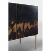kredens Fuoco, kredens Kare Design, kredens metalowy, kredens marmur, kredens do salonu