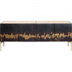 kredens Fuoco, kredens Kare Design, kredens metalowy, kredens marmur, kredens do salonu