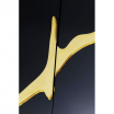 kredens Cracked Black Gold, kredens Kare Design, kredens do salonu, kredens do jadalni