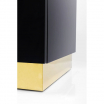 kredens Cracked Black Gold, kredens Kare Design, kredens do salonu, kredens do jadalni