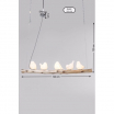 lampa Animal Dining Birds, lampa ptaki, lampa Kare Design, lampa do jadalni, lampa do salonu