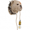 lampa ścienna Animal Dog Head, lampa ścienna Kare Design, lampa pies, lampa do salonu