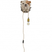 lampa ścienna Animal Dog Head, lampa ścienna Kare Design, lampa pies, lampa do salonu