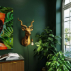 Lampa ścienna Animal Goat Kare, kinkiet zwierzę, kinkiet dekoracyjny, kinkiet złoty, lampa kare design