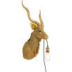 Lampa ścienna Animal Goat Kare, kinkiet zwierzę, kinkiet dekoracyjny, kinkiet złoty, lampa kare design