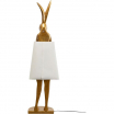 lampa podłogowa Animal Rabbit Gold, lampa Kare Design, lampa królik, lampa zając, lampa do salonu