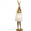 lampa podłogowa Animal Rabbit Gold, lampa Kare Design, lampa królik, lampa zając, lampa do salonu