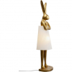 lampa podłogowa Animal Rabbit Gold, lampa Kare Design, lampa królik, lampa zając, lampa do salonu