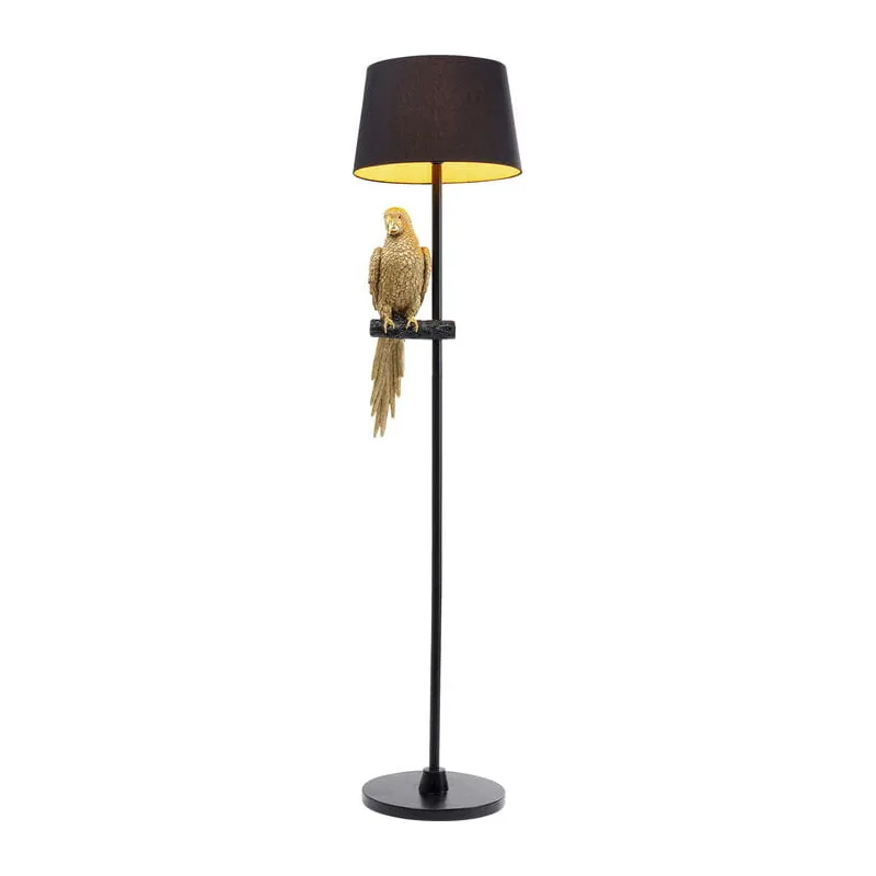lampa podłogowa Animal Parrot Gold, lampa podłogowa Kare, lampa papuga lampa podłogowa Animal Parrot Gold, lampa podłogowa Kare, lampa papuga