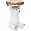 Stolik kawowy Polar Bear Animal Kare, stolik kawowy zwierzęcy, stolik kawowy z motywem zwierzęcym