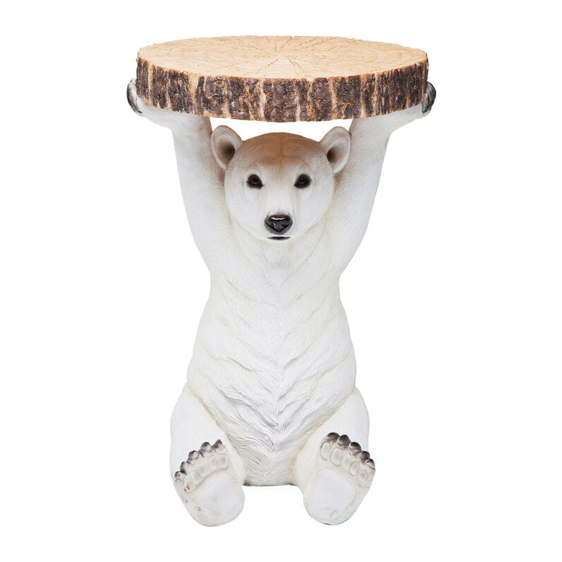 Stolik kawowy Polar Bear Animal Kare, stolik kawowy zwierzęcy, stolik kawowy z motywem zwierzęcym Stolik kawowy Polar Bear Animal Kare, stolik kawowy zwierzęcy, stolik kawowy z motywem zwierzęcym