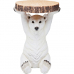 Stolik kawowy Polar Bear Animal Kare, stolik kawowy zwierzęcy, stolik kawowy z motywem zwierzęcym