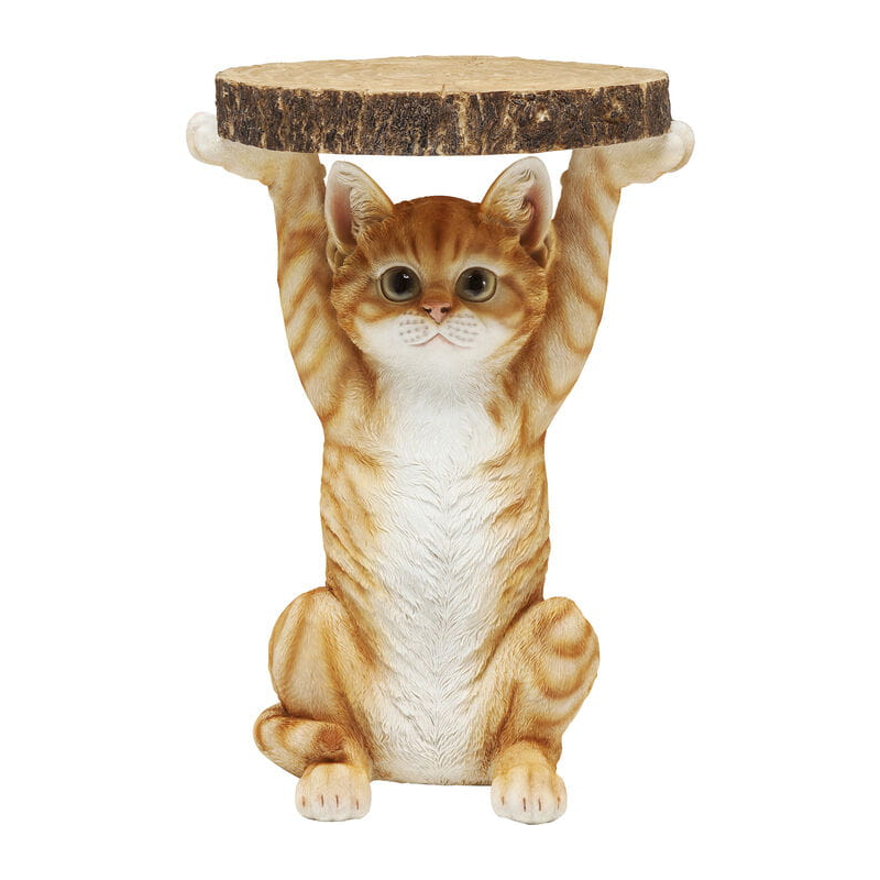 Stolik kawowy Animal Ms Cat Kare, stolik kawowy kot, stolik kawowy ze zwierzęcym motywem, kotek mebel