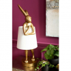Lampa stołowa Animal Rabbit Gold 88 Kare elegancja złoto oryginalność realizm wysoka jakość