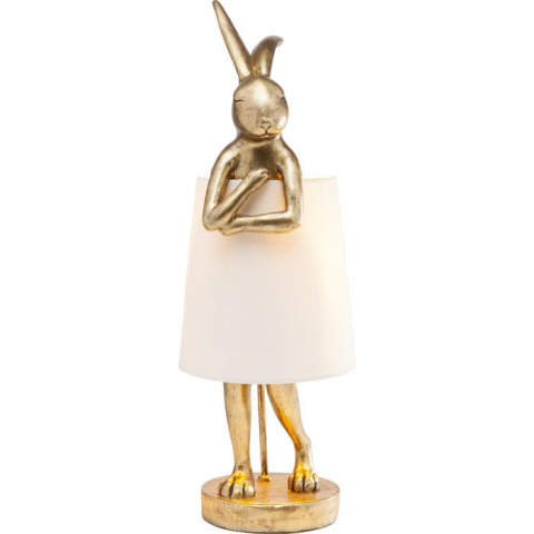 Lampa stołowa Animal Rabbit Gold Kare elegancja złoto oryginalność realizm wysoka jakość