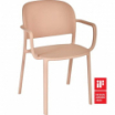 Krzesło z podłokietnikami Trena soft pink - Ezpeleta