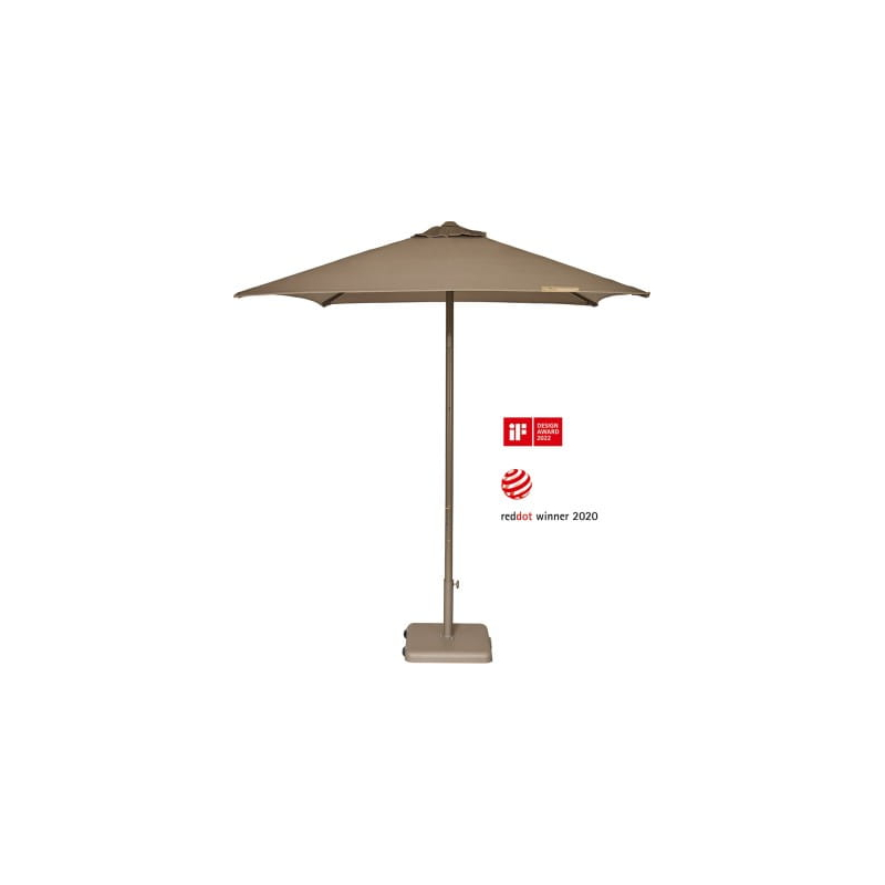 Parasol ogrodowy Eolo Pureti taupe 2,5 x 2,5 m - Ezpeleta