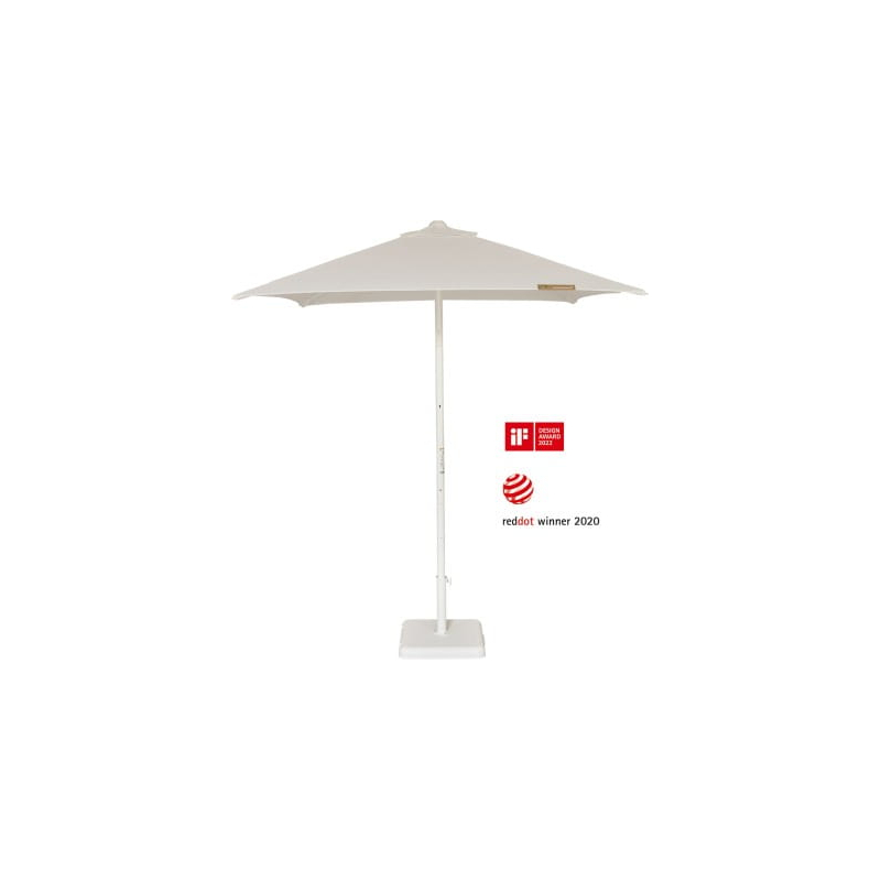Parasol ogrodowy Eolo Pureti biały 2,5 x 2,5 m - Ezpeleta