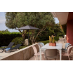Parasol ogrodowy Eolo Pureti taupe/sand 2,5 x 2,5 m - Ezpeleta