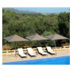 Parasol ogrodowy Eolo Pureti taupe/sand 2,5 x 2,5 m - Ezpeleta