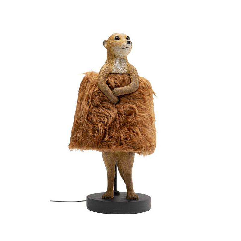 lampa stołowa Animal Meerkat, lampa Kare Design, lampa surykatka, lampa do salonu, lampa do biura