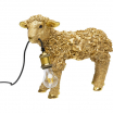 Lampa stołowa Animal Flower Sheep złota Kare, lampa stołowa złota, lampa stołowa dekoracyjna
