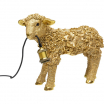 Lampa stołowa Animal Flower Sheep złota Kare, lampa stołowa złota, lampa stołowa dekoracyjna