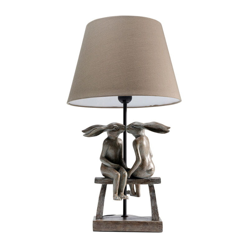 Lampa stołowa Bunny Love, lampa biurkowa brązowa, lampa stołowa romantyczna, lampa stołowa dekoracyjna Lampa stołowa Bunny Love, lampa biurkowa brązowa, lampa stołowa romantyczna, lampa stołowa dekoracyjna