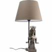 Lampa stołowa Bunny Love, lampa biurkowa brązowa, lampa stołowa romantyczna, lampa stołowa dekoracyjna