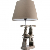 Lampa stołowa Bunny Love, lampa biurkowa brązowa, lampa stołowa romantyczna, lampa stołowa dekoracyjna