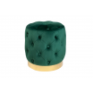 Pufa Modern Barock 35cm zielony-złoty - Invicta