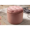 Pufa Modern Barock 50cm aksamit różowy - Invicta